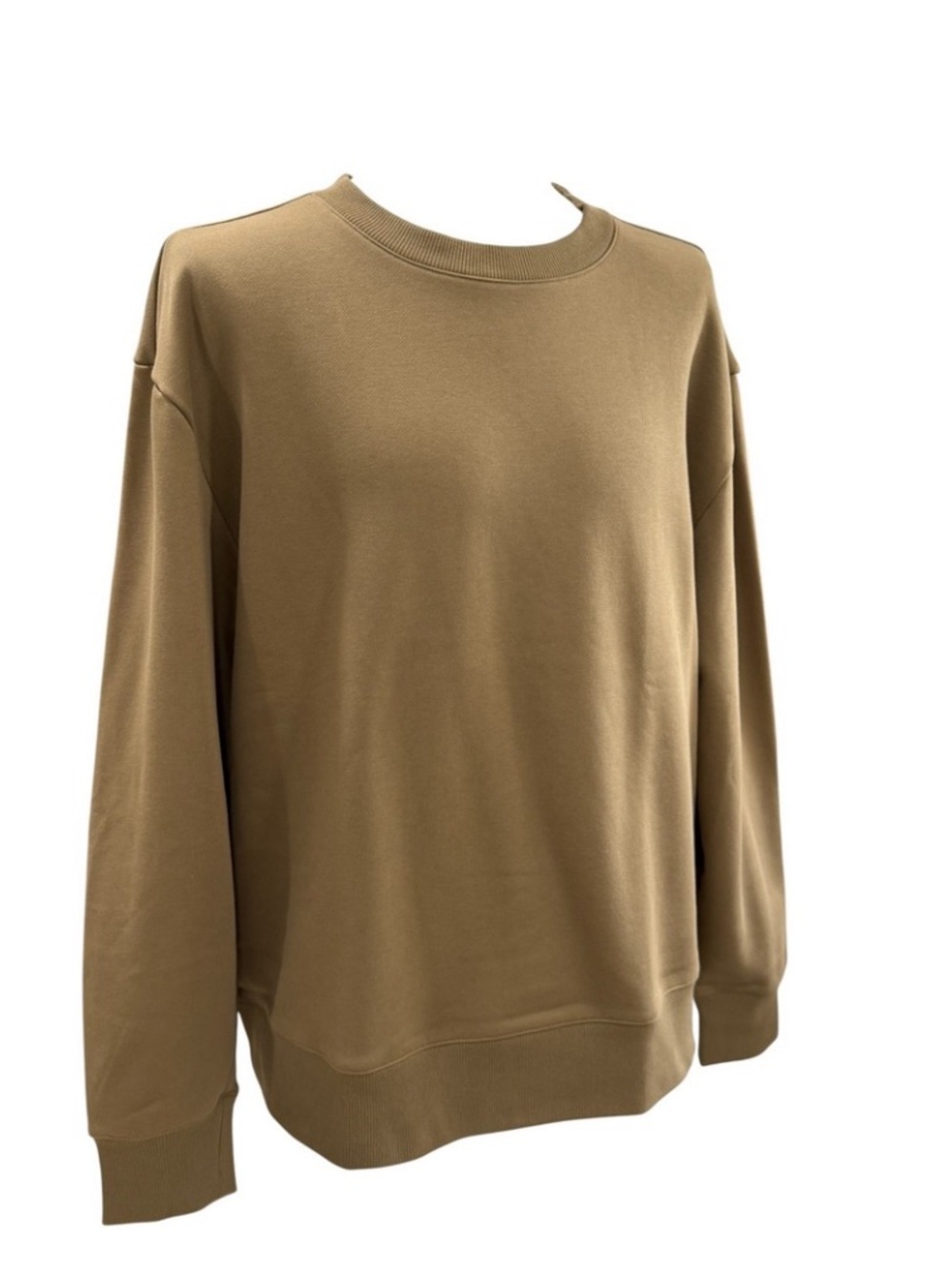 NWT Mode of One Men's Classic Crewneck Sweatshirt in Army Brown M2 - Picture 4 of 7